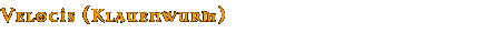Velocis (Klauenwurm)